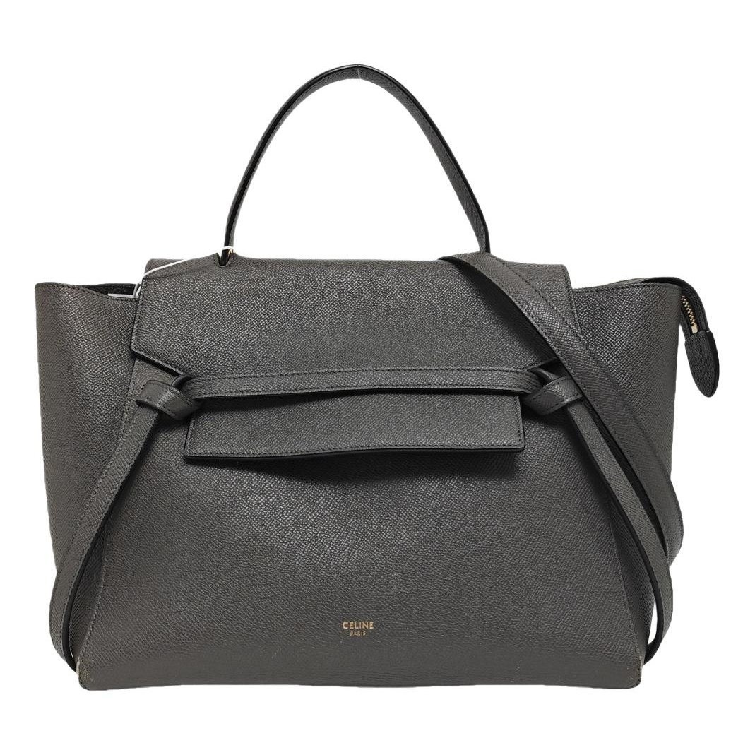 Belt leather handbag