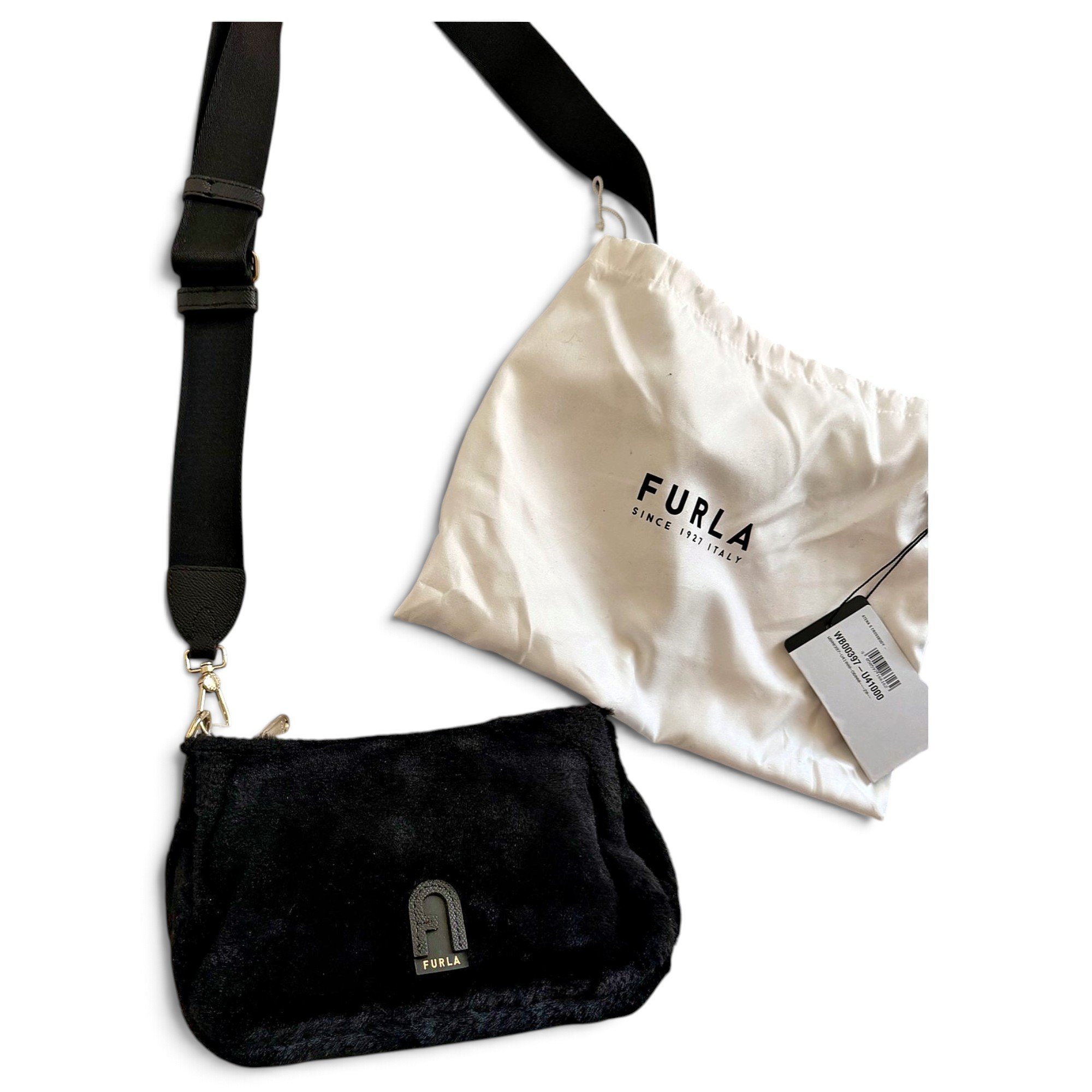 Furla Faux fur crossbody bag