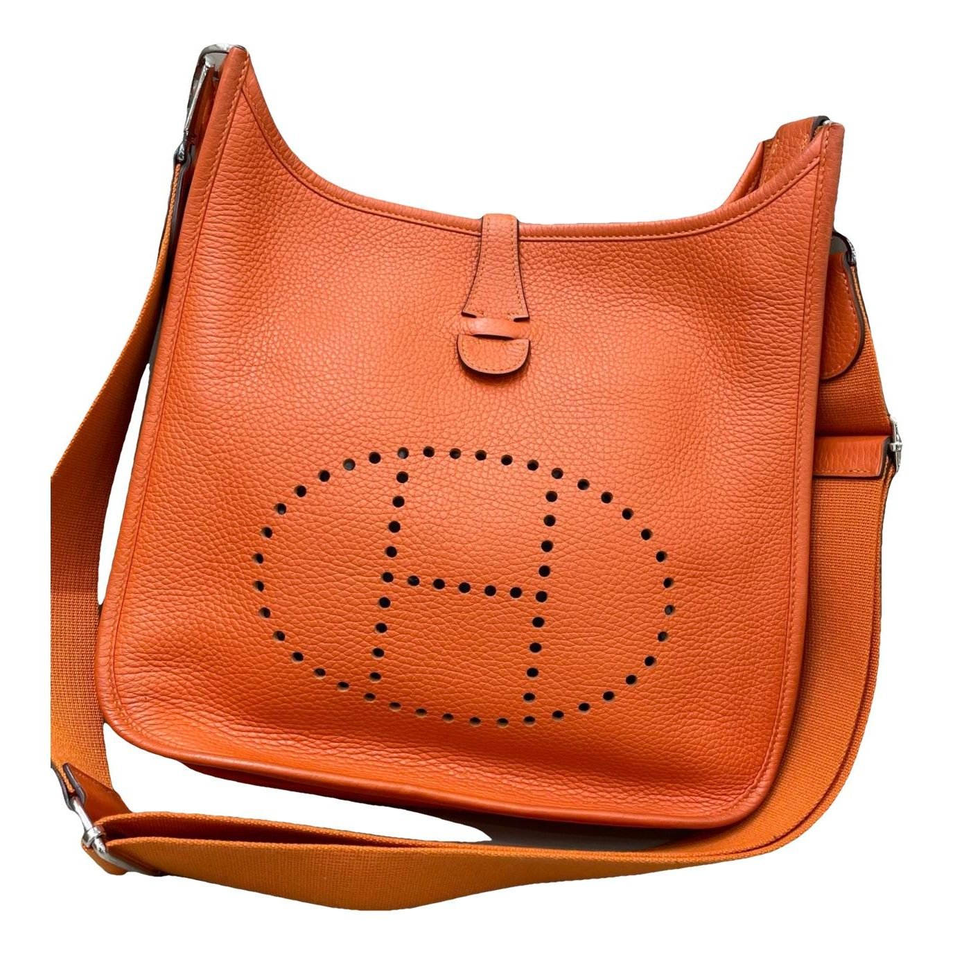 Evelyne leather handbag