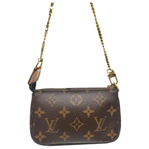 Pochette Accessoire leather handbag