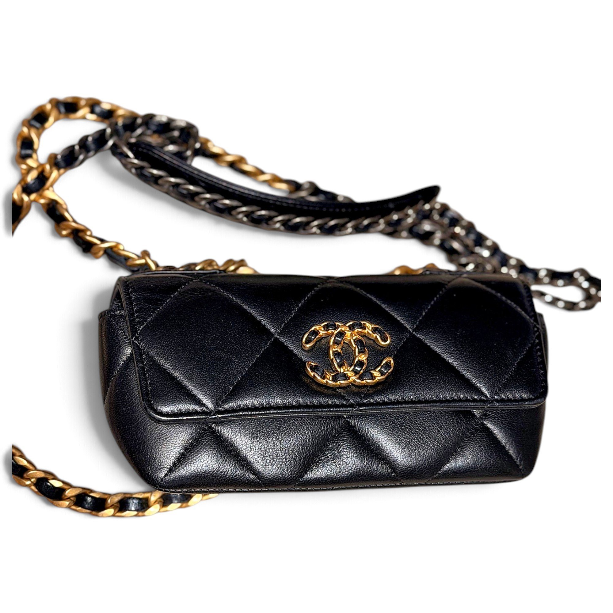 Chanel 19 leather mini bag