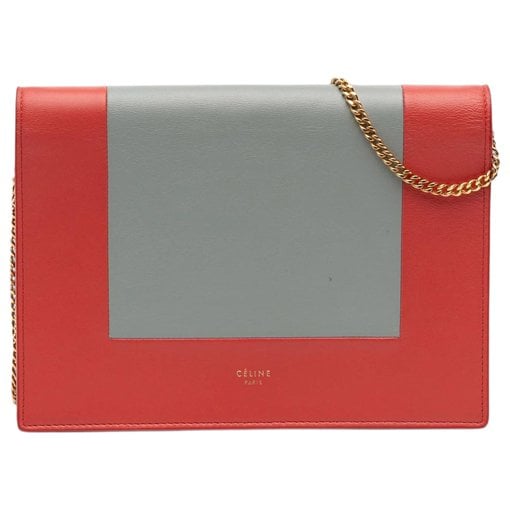 Frame leather crossbody bag