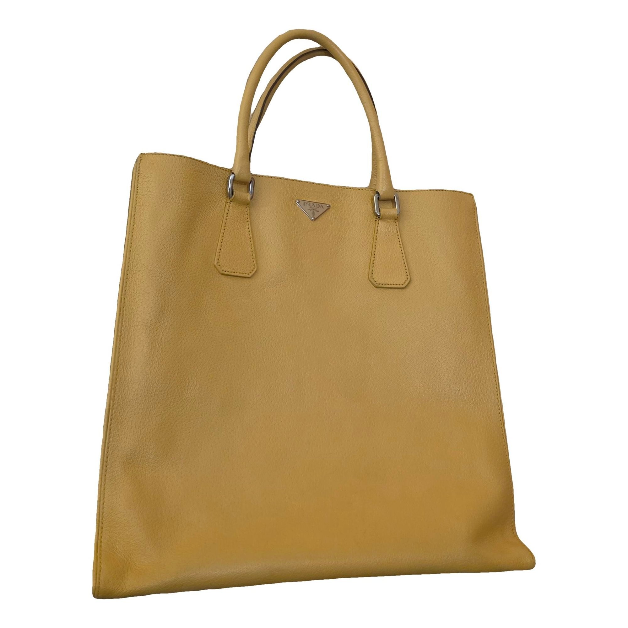 Leather tote