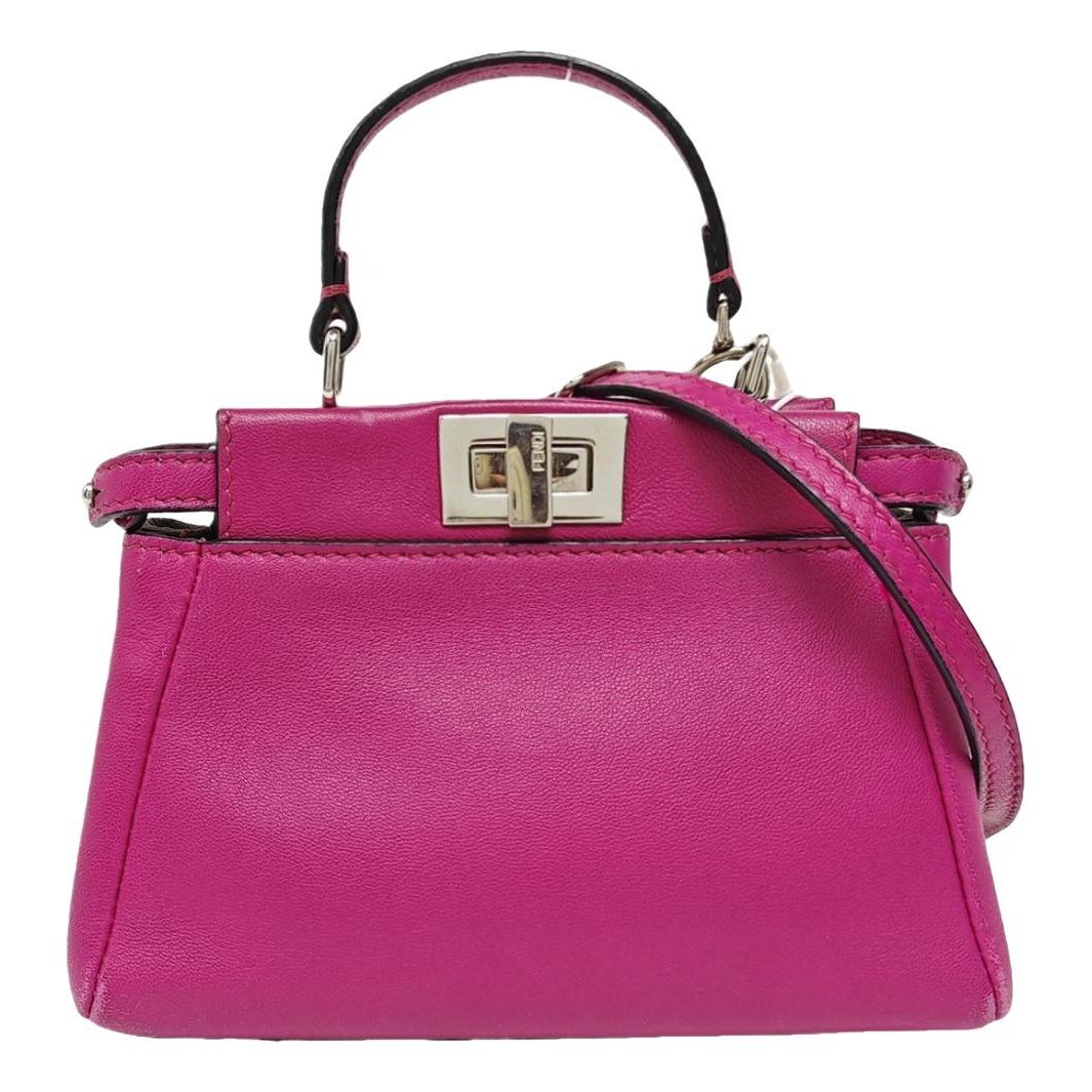 Peekaboo leather handbag