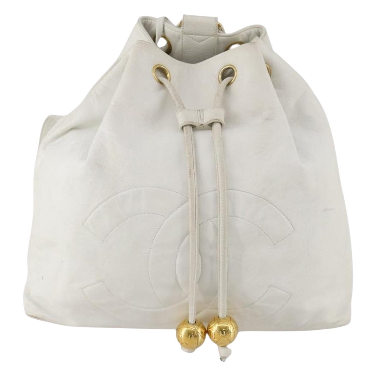 Leather backpack