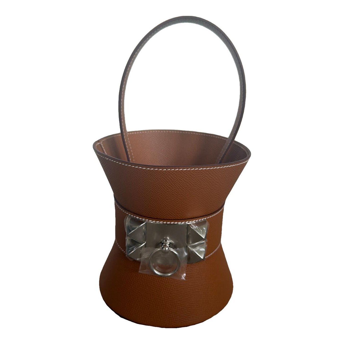 Médor leather handbag