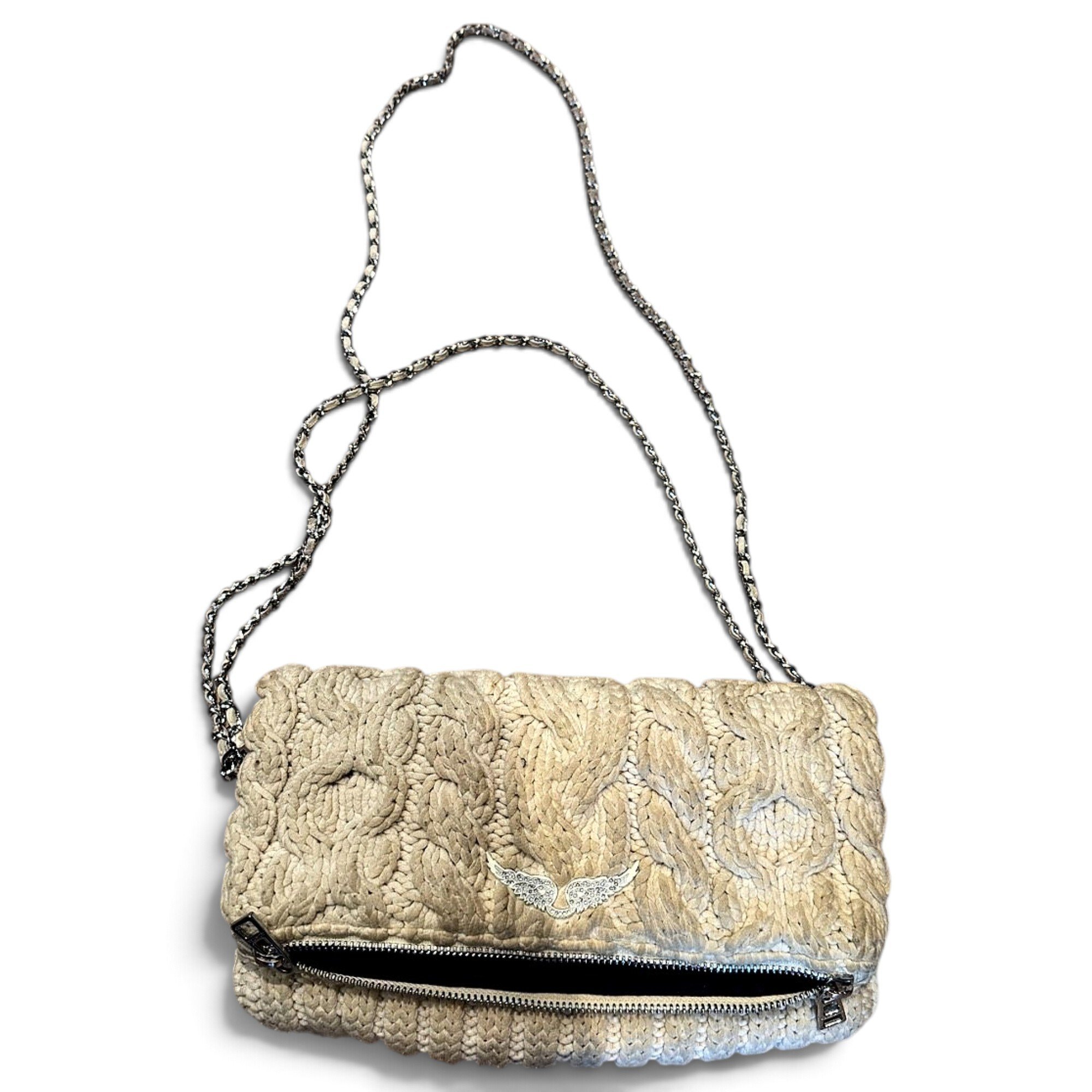 Rock wool crossbody bag