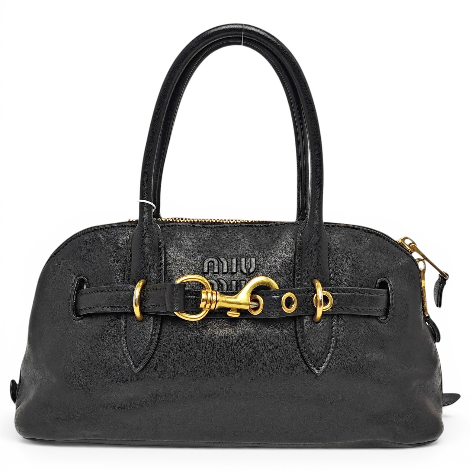 Arcadie leather handbag