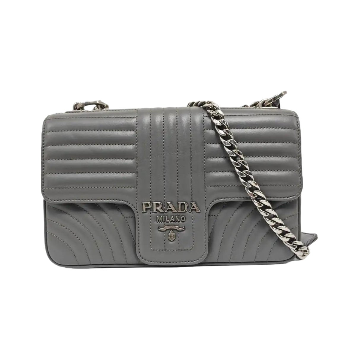 Diagramme leather handbag