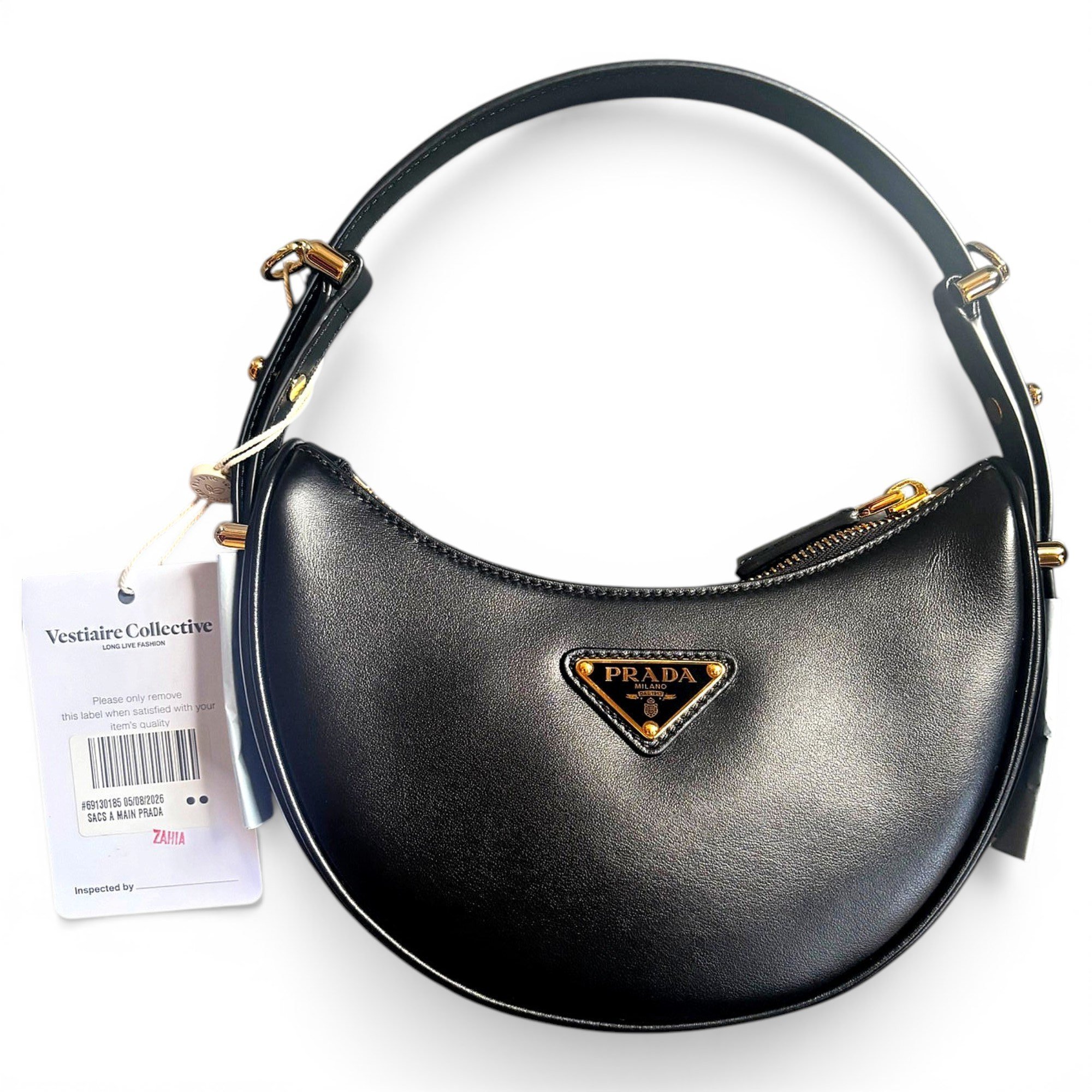 Arqué leather handbag