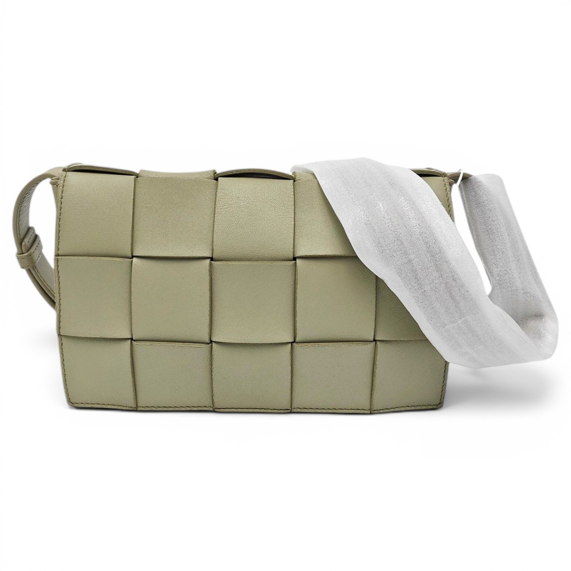 Brick Cassette leather handbag