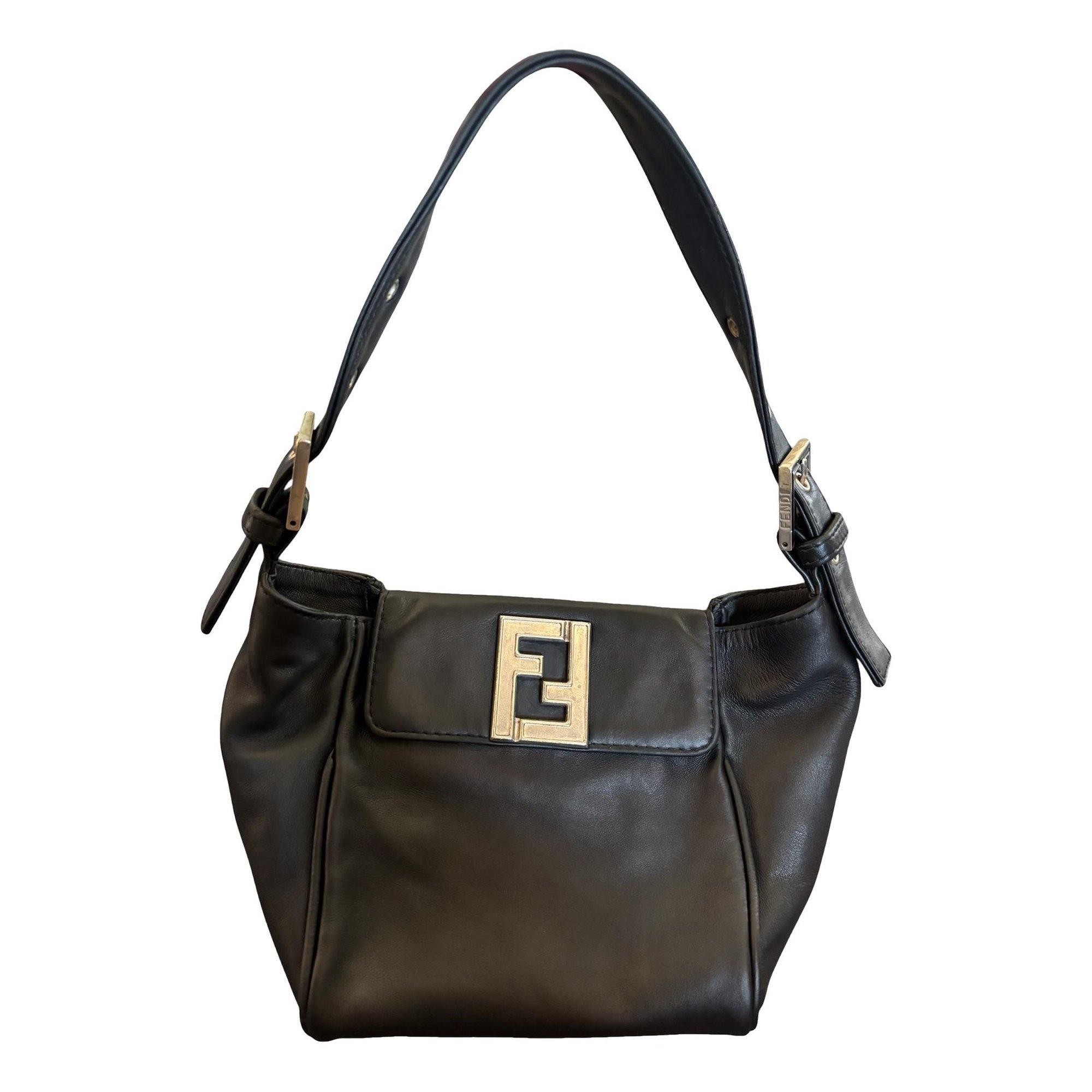 Croissant Vintage leather handbag