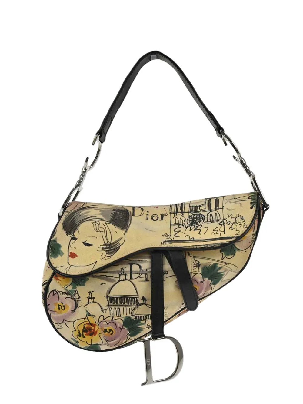 2005 John Galliano Saddle handbag