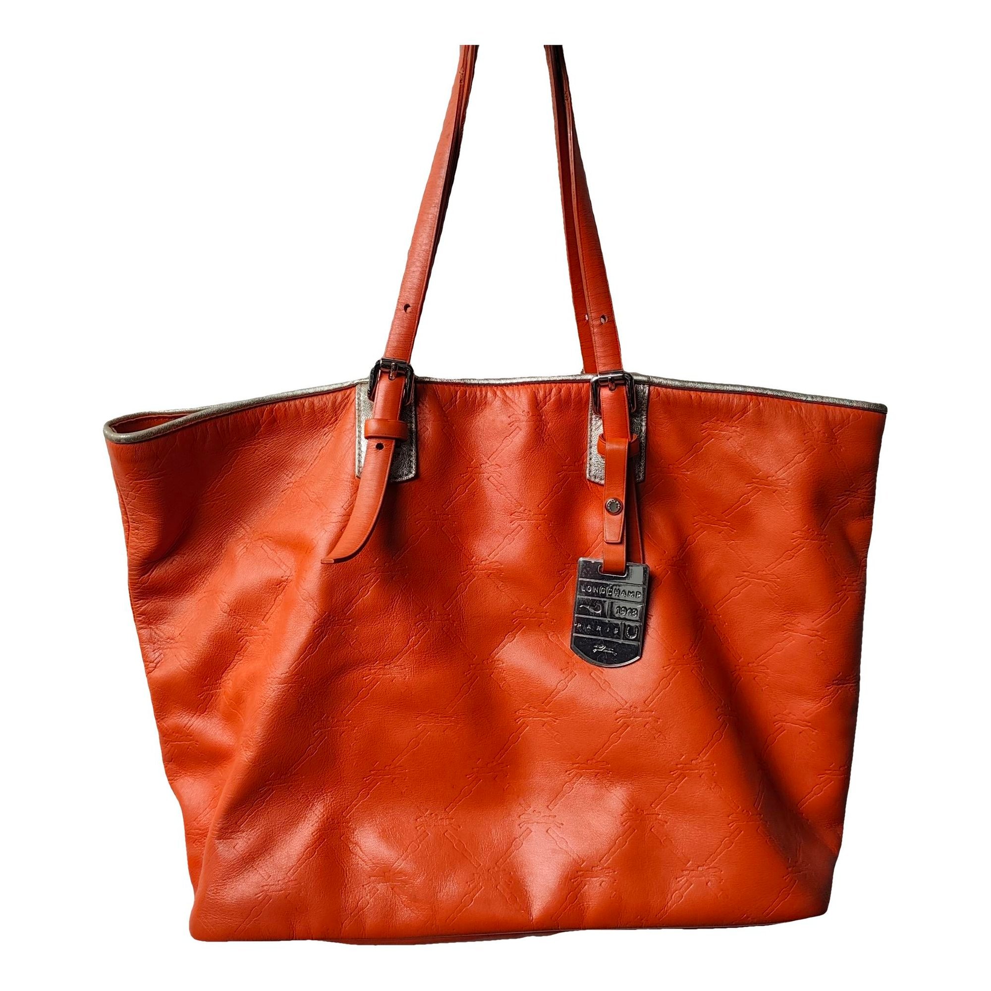 Leather tote