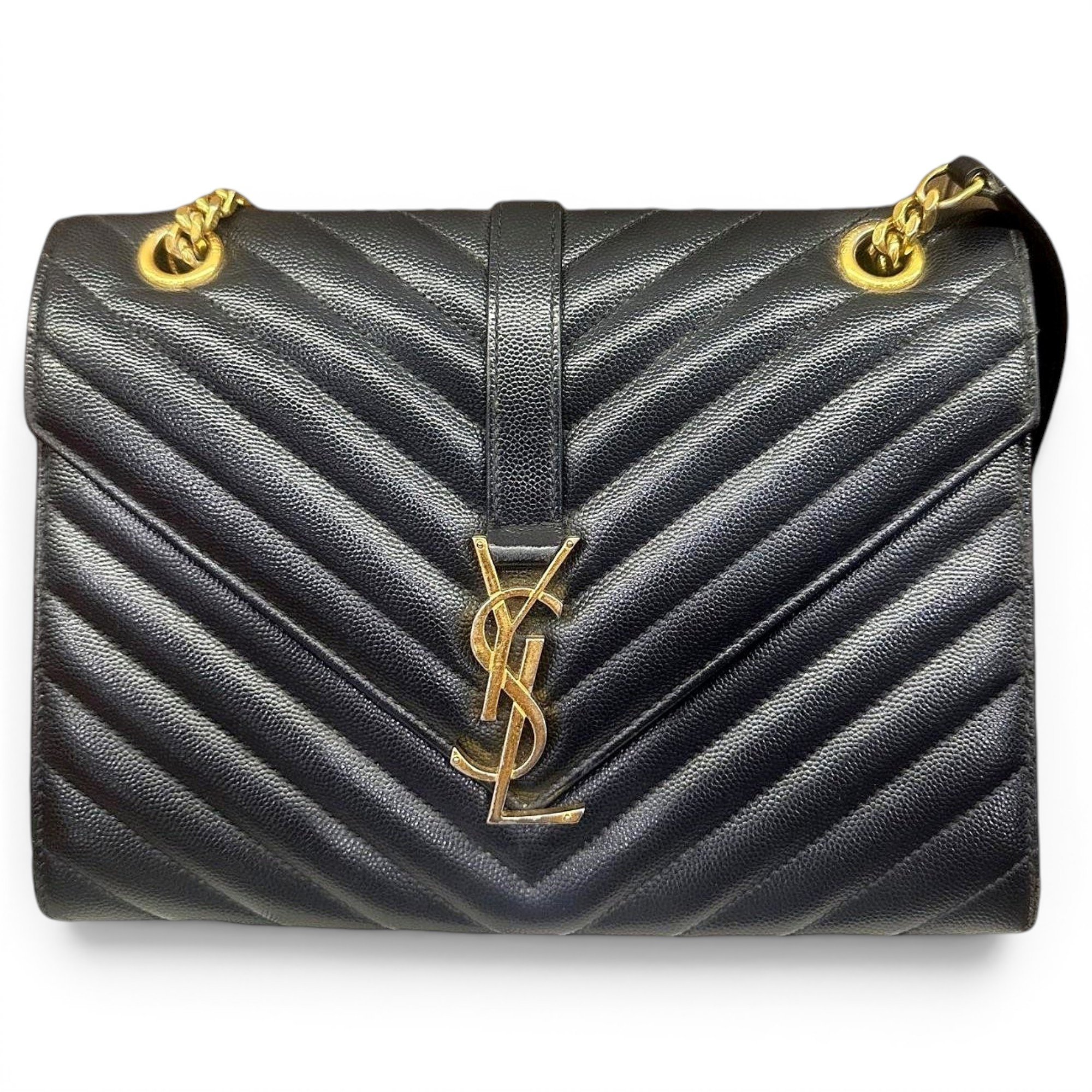 Portefeuille enveloppe leather handbag