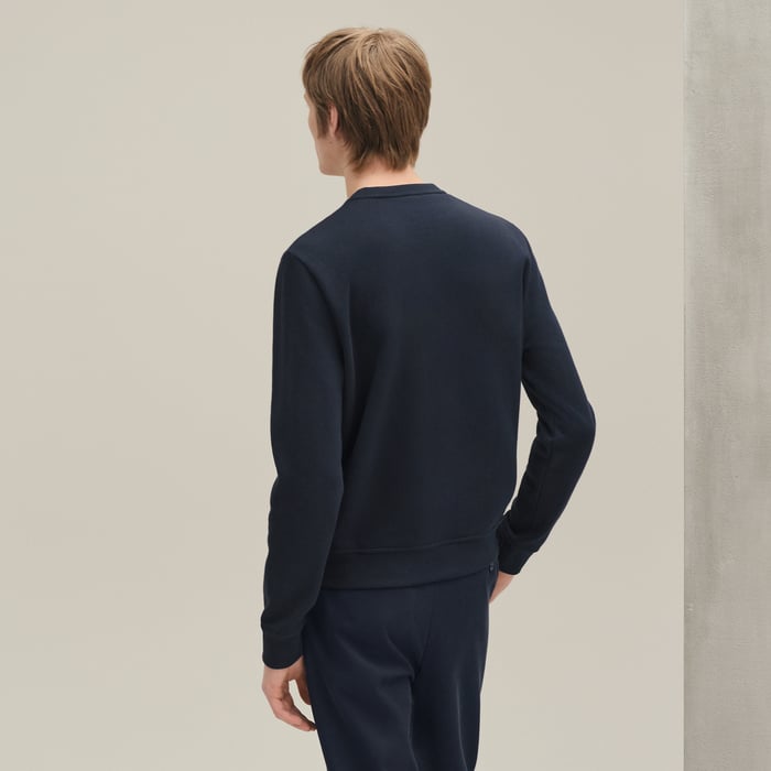 Marine "Ex-libris" Crewneck Sweater