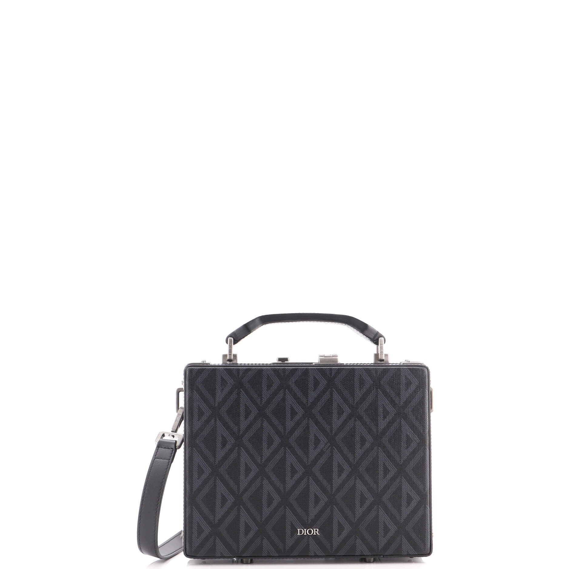 Lock Convertible Briefcase CD Diamond Coated Canvas Mini
