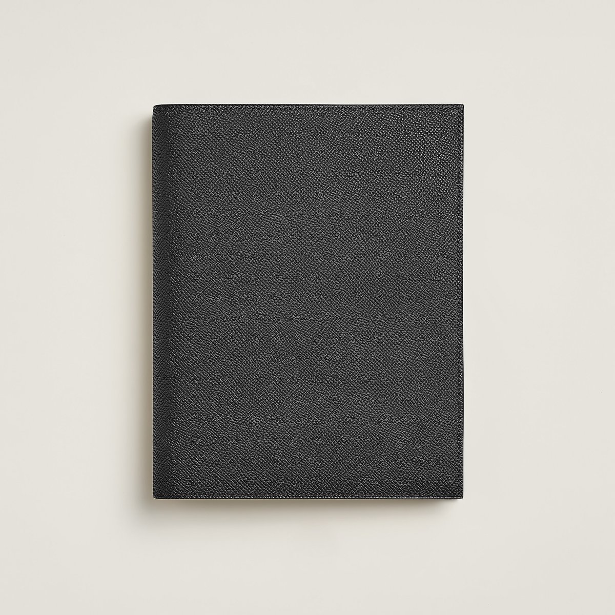 Noir Semainier Simple Agenda Cover