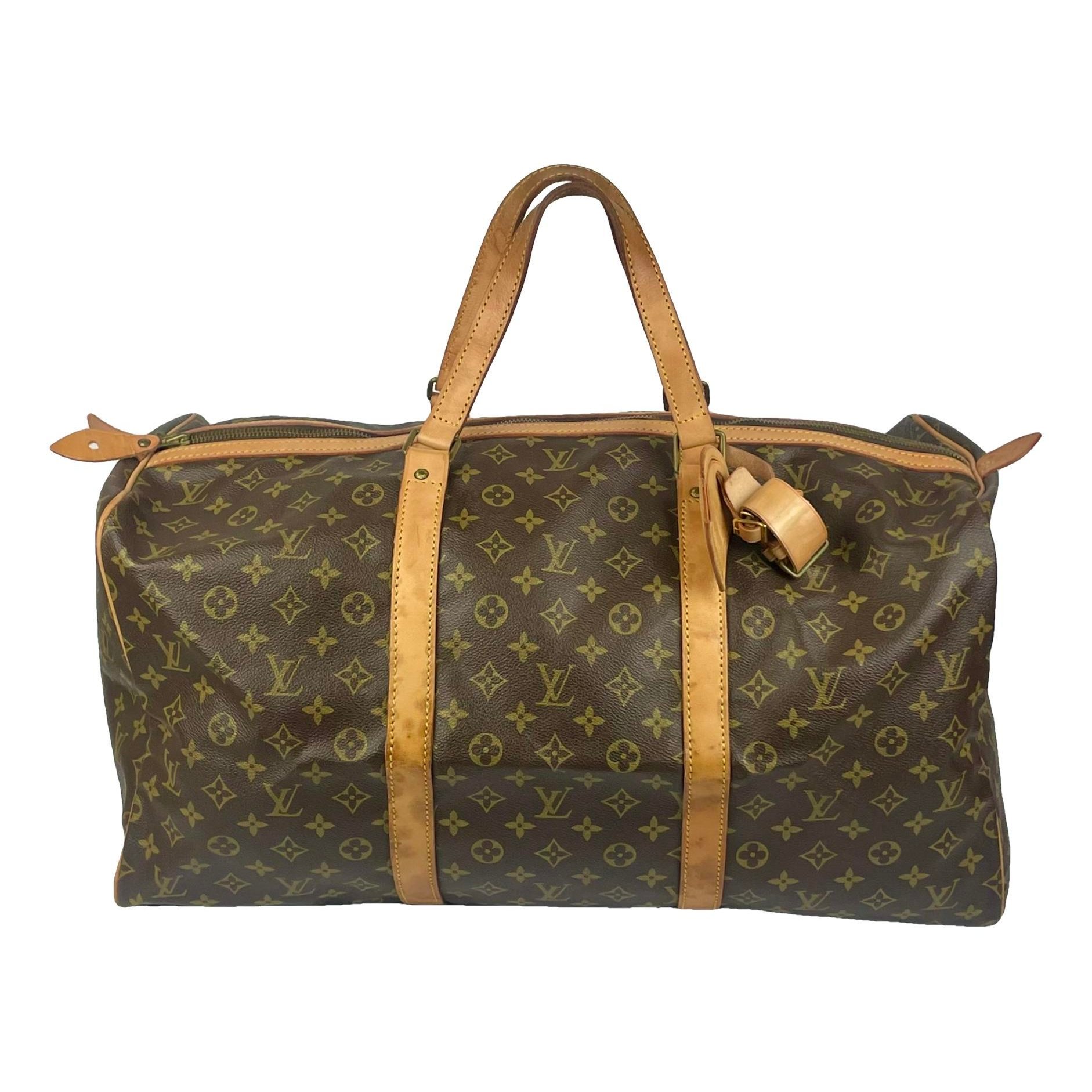 Sac souple leather 48h bag