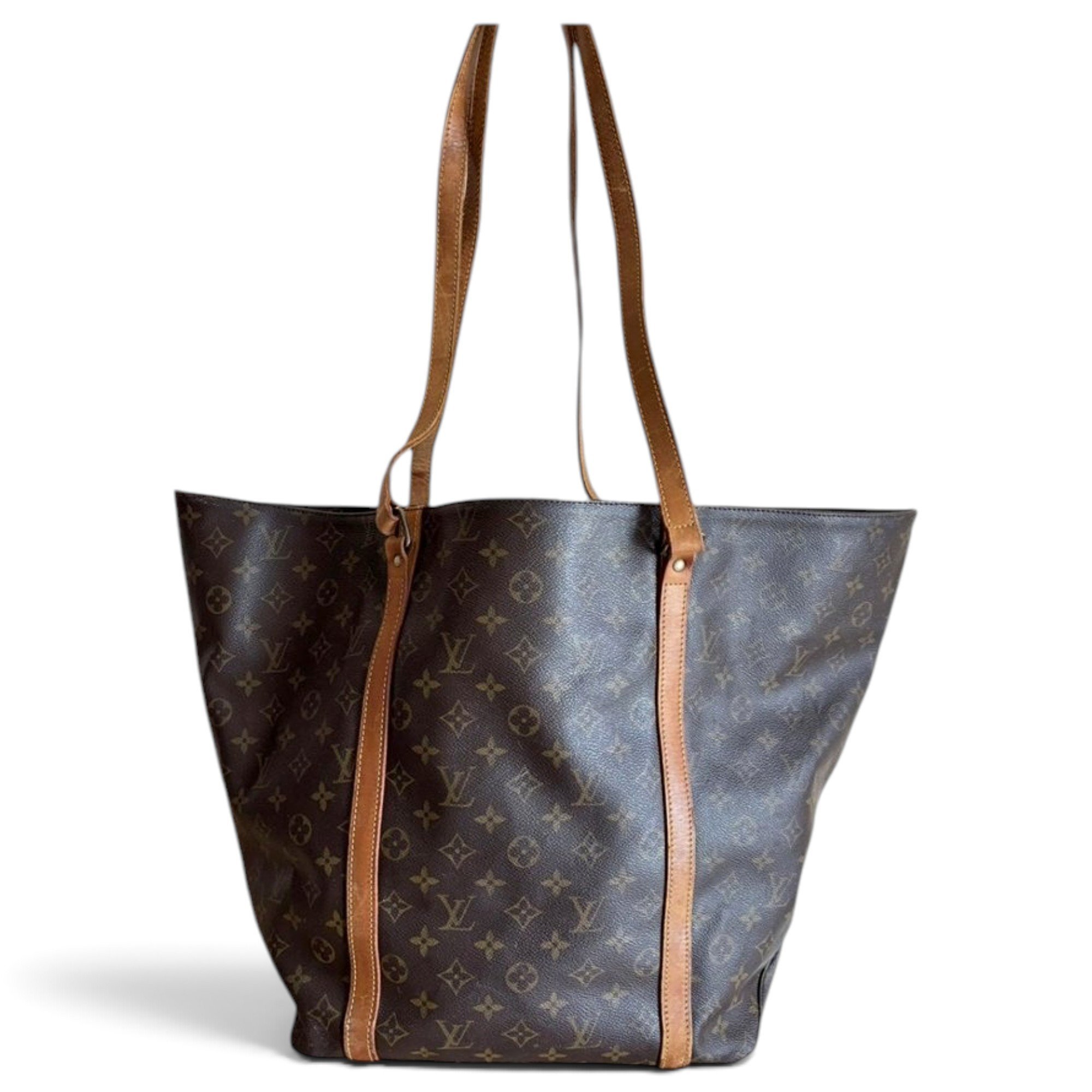 Shopping leather tote