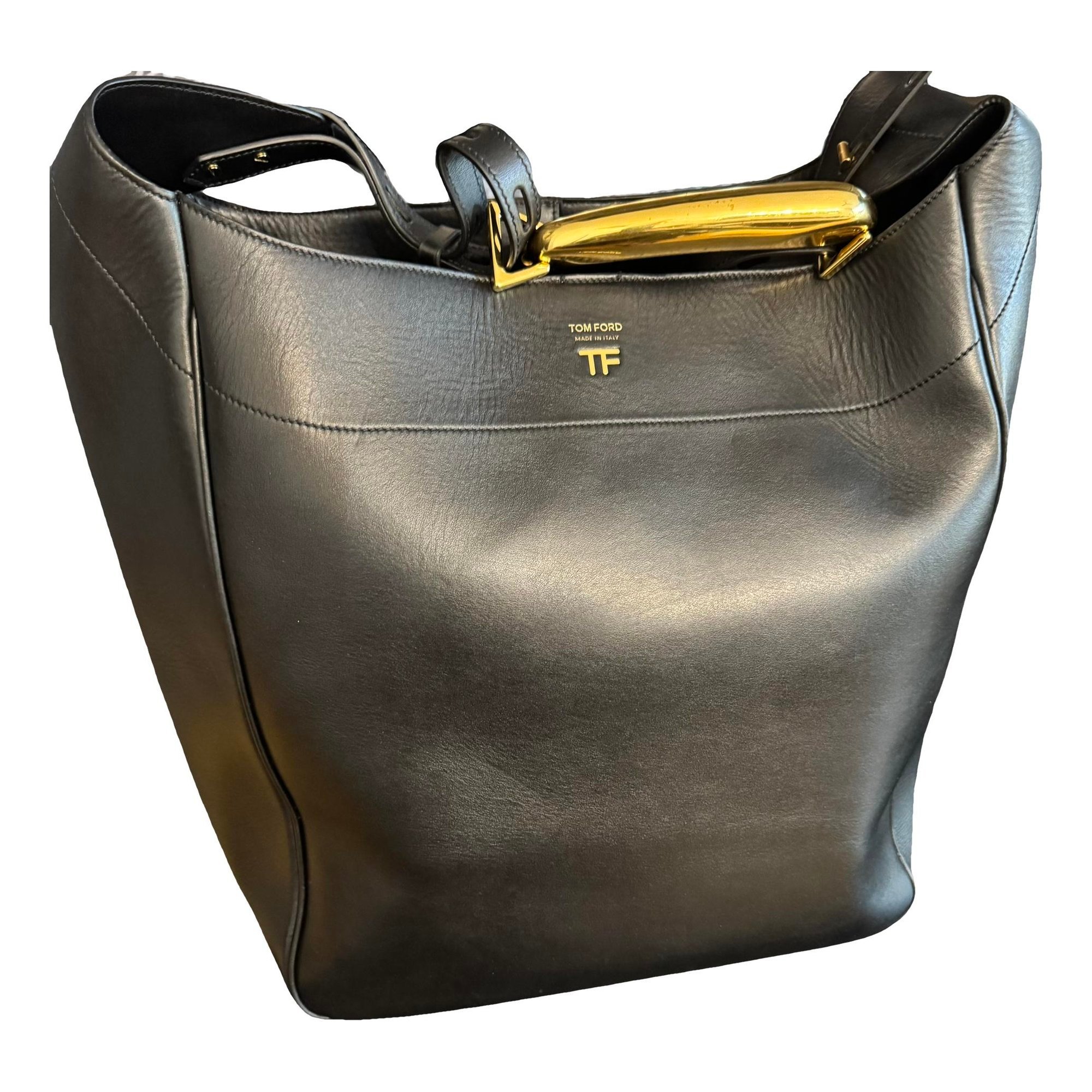 Leather tote