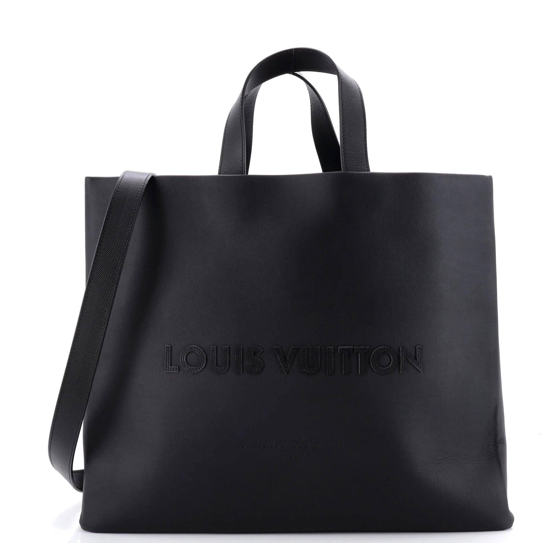Leather tote