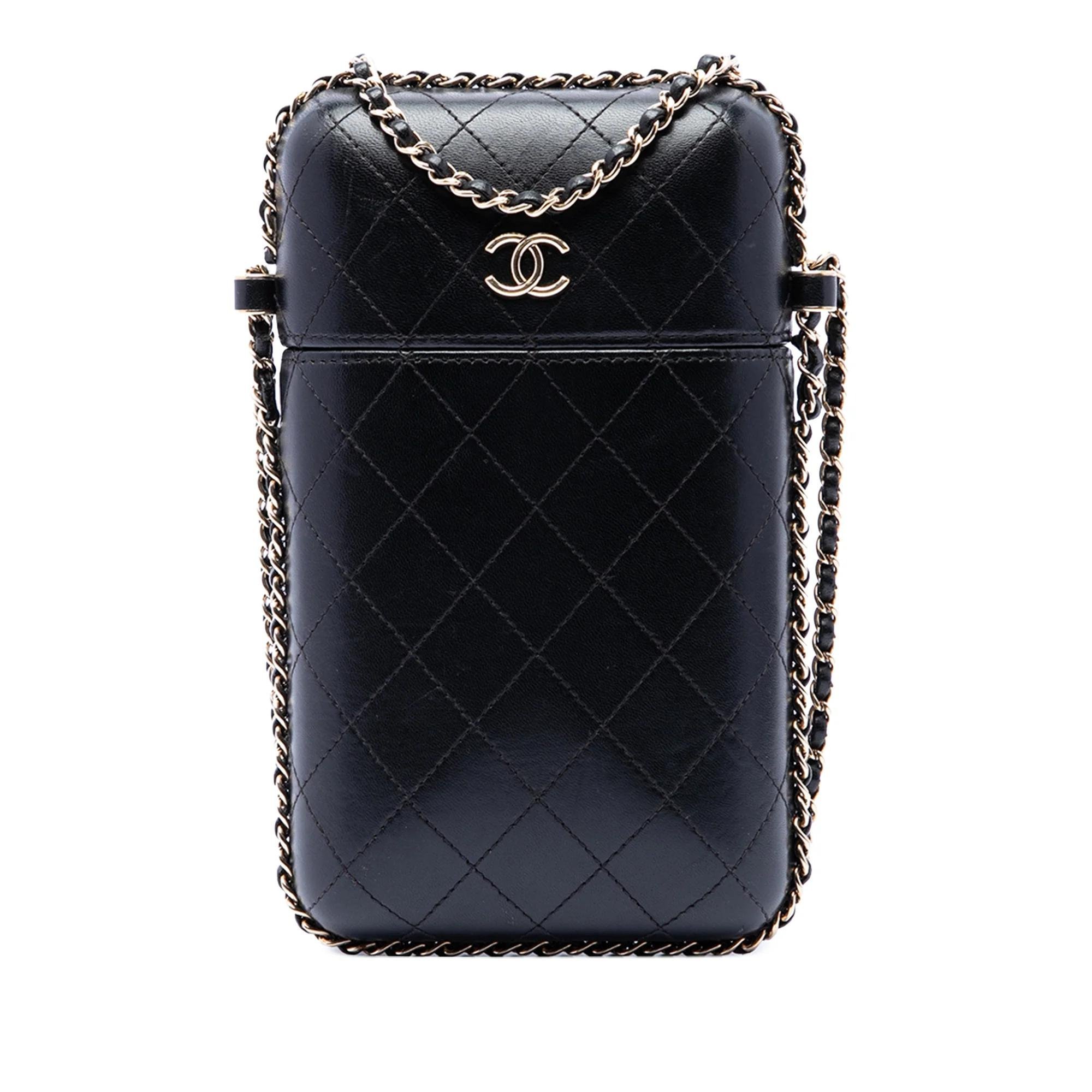 Chain Around leather crossbody bag