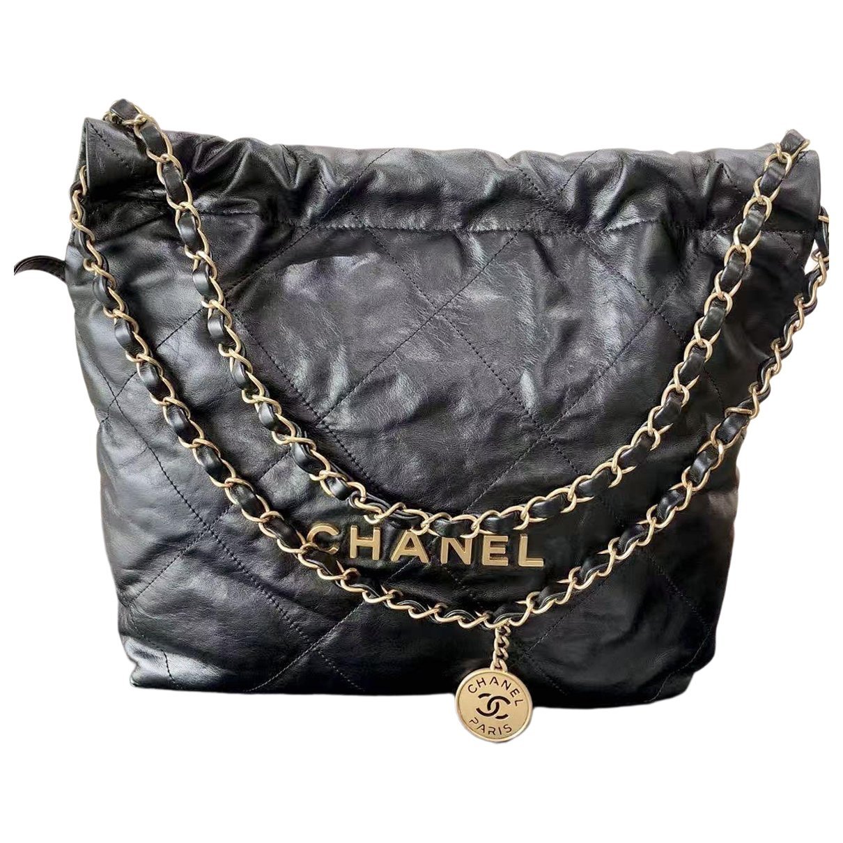 Chanel 22 leather tote