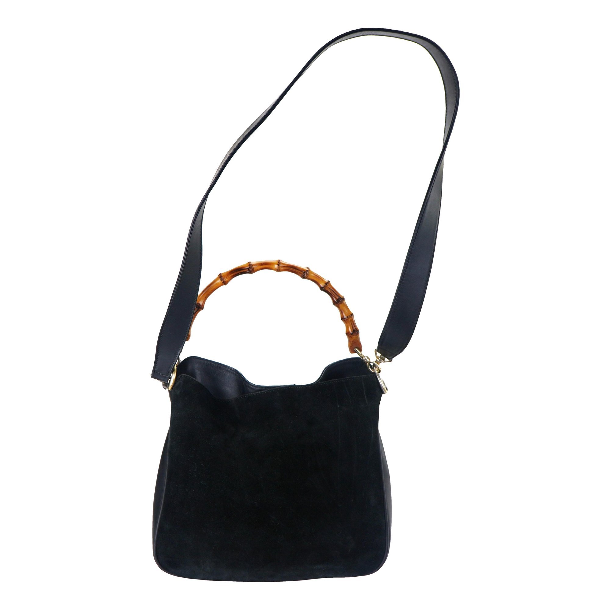 Bamboo Top Handle crossbody bag