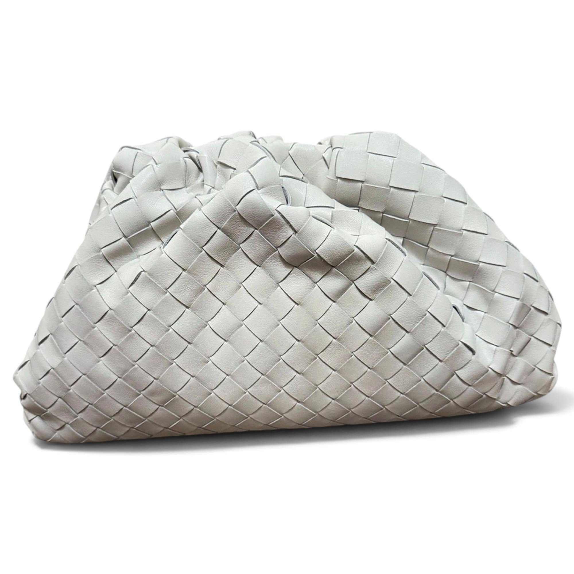 Pouch leather handbag
