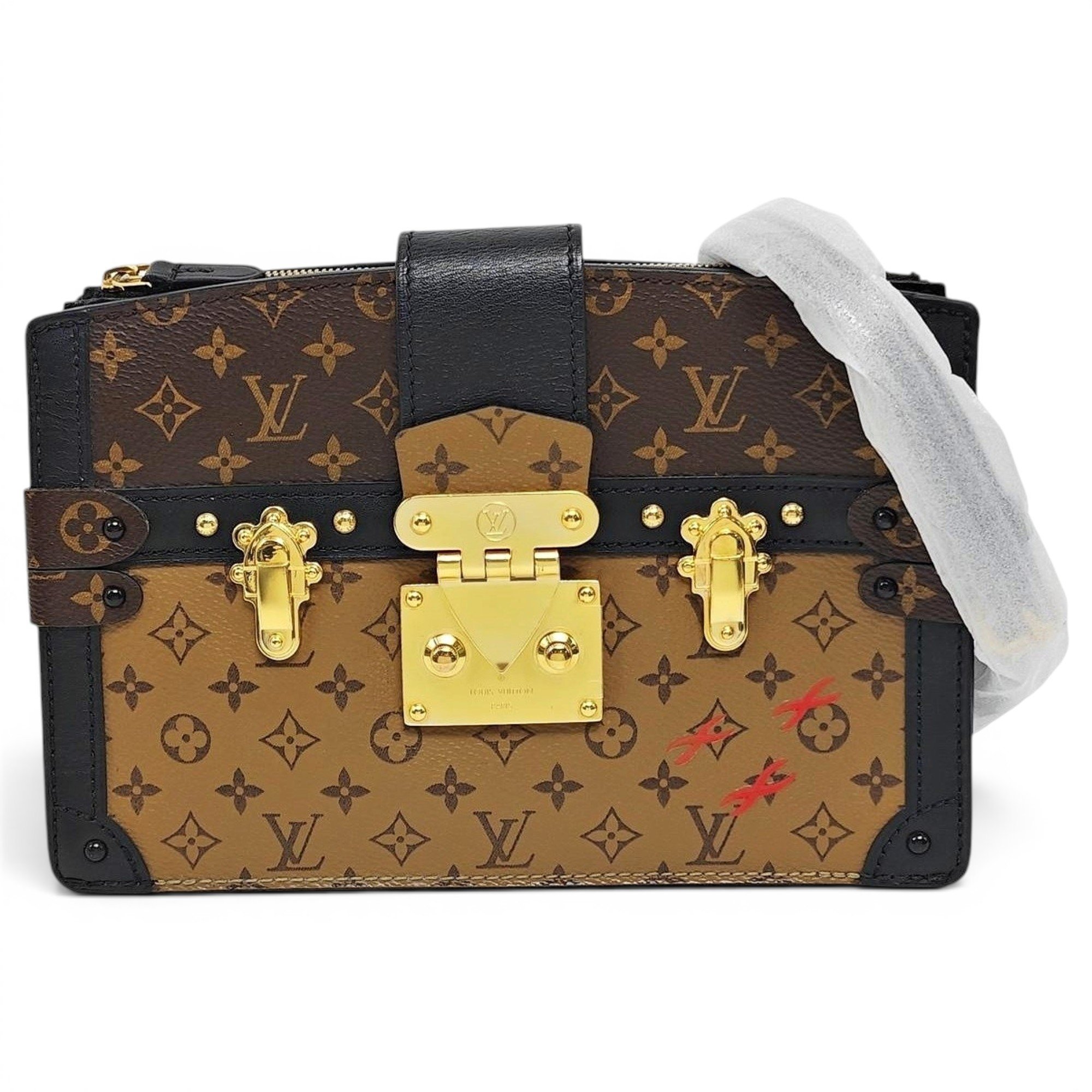 City Trunk leather handbag
