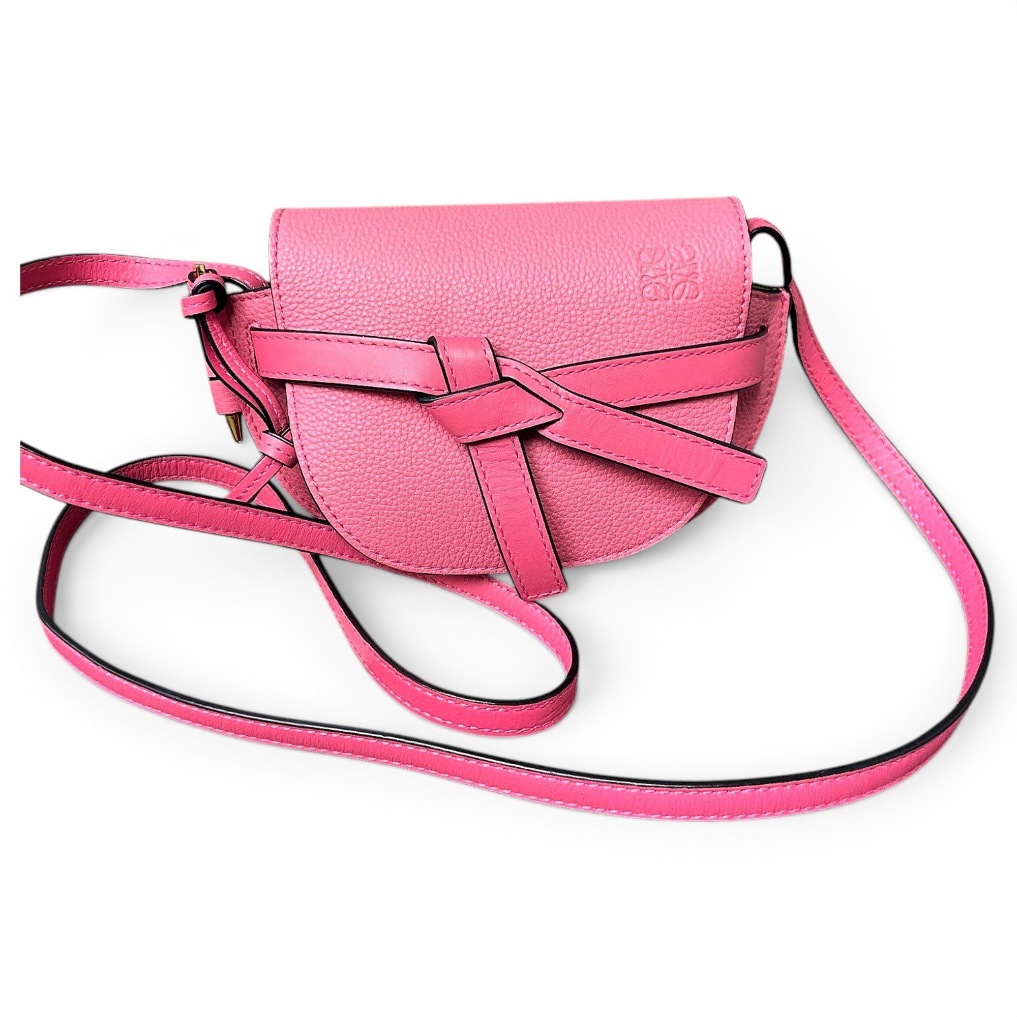 Gate leather crossbody bag