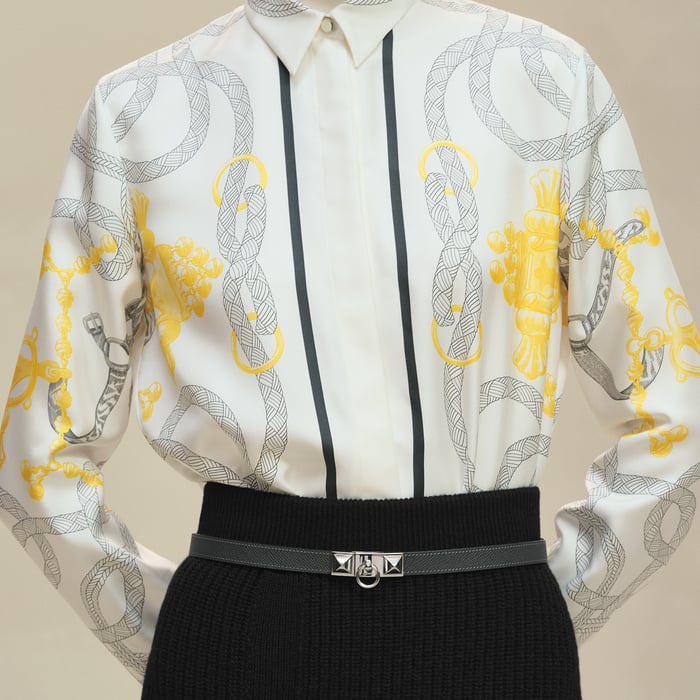 Blanc Nacre "Palefroi Remix" Classic Shirt