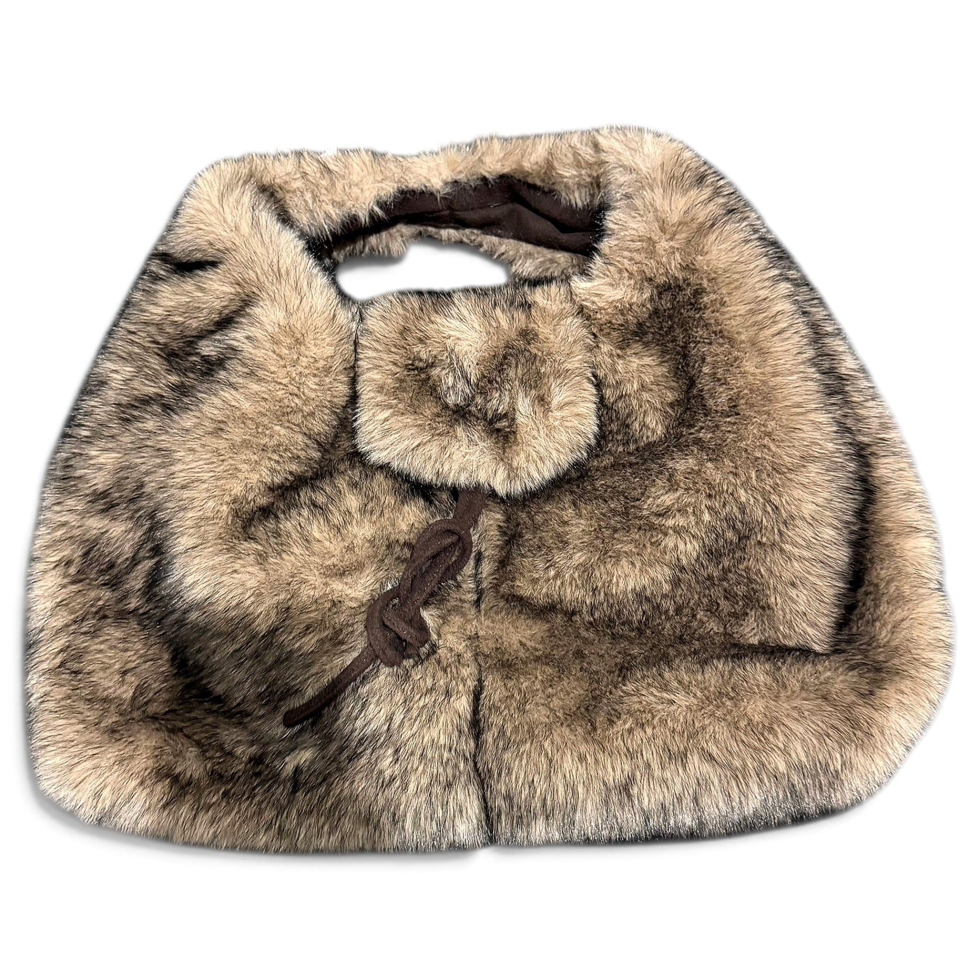Max Mara Faux fur handbag