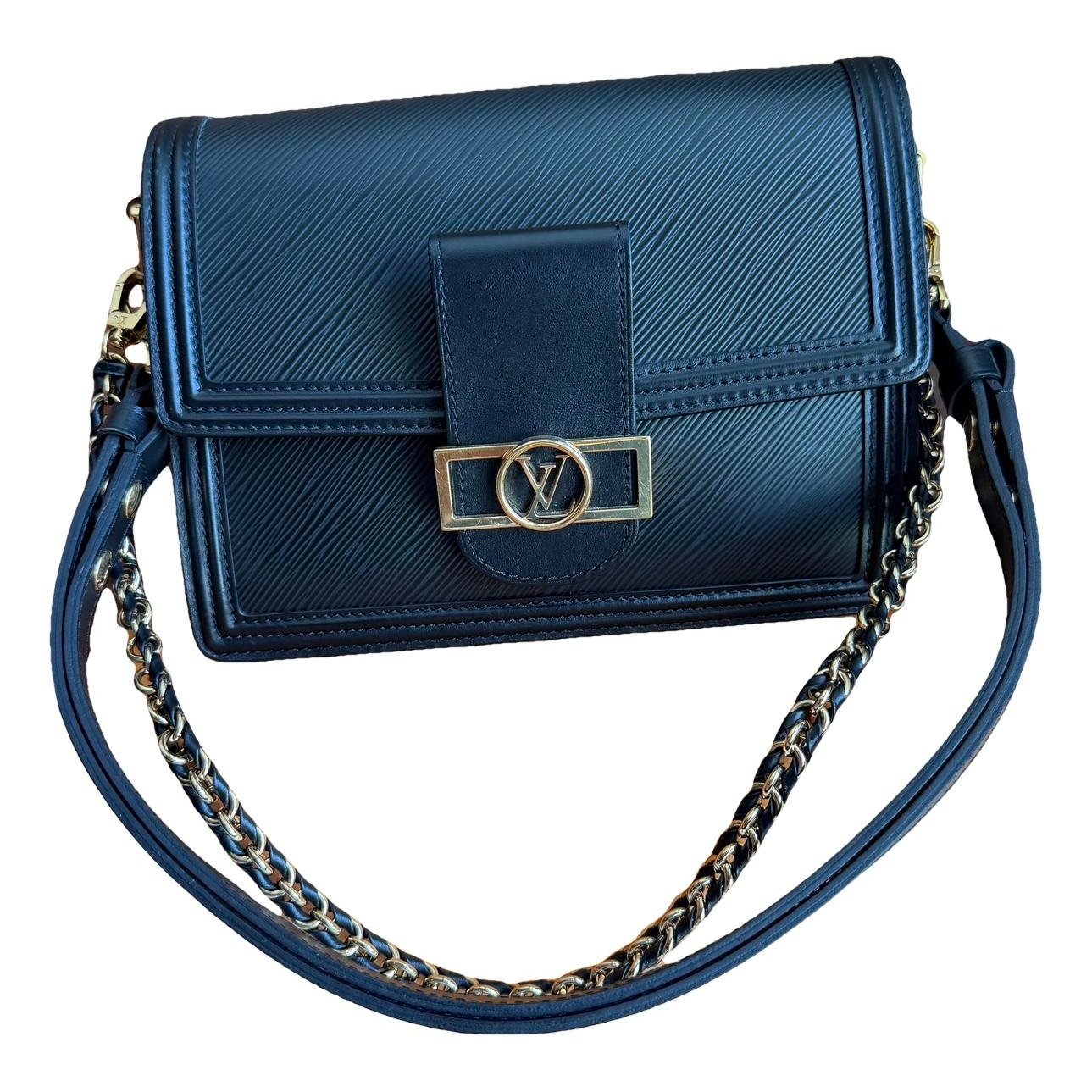 Dauphine leather handbag