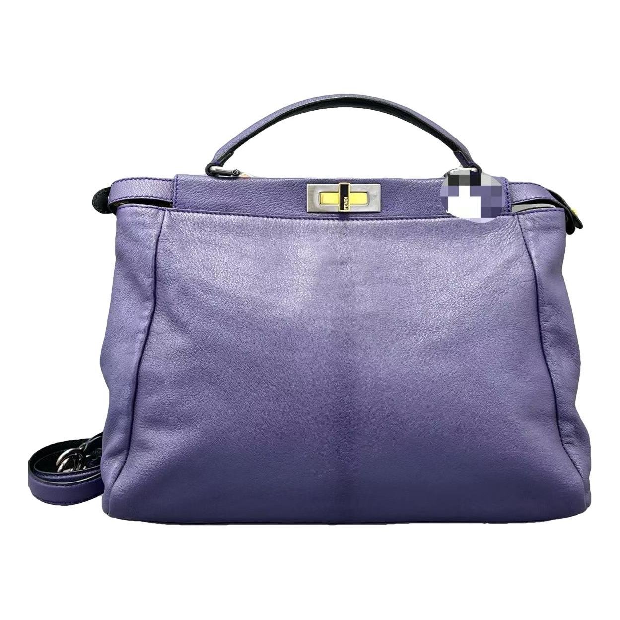 Peekaboo leather handbag