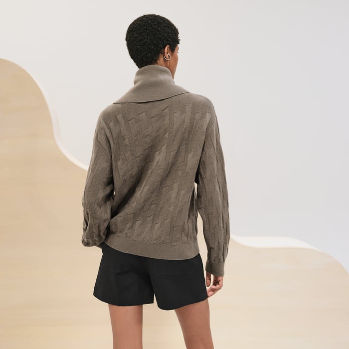 "H" Long-sleeve Sweater