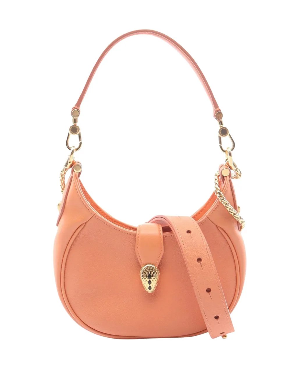 2021-2026 Small Leather Serpenti Ellipse satchel