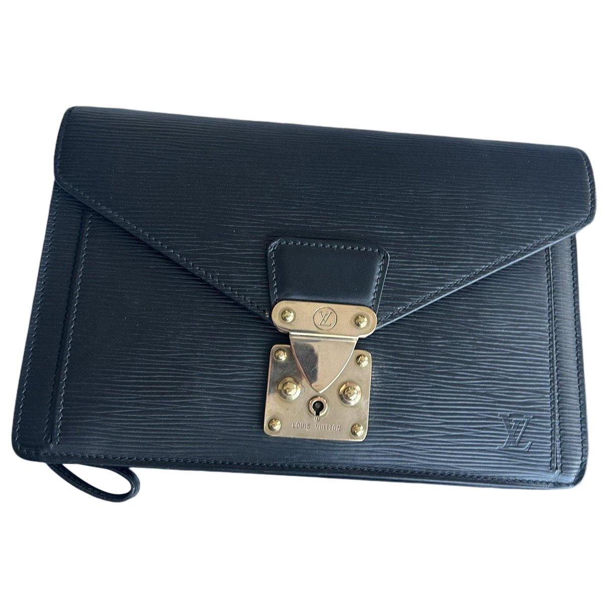 Sellier leather clutch bag