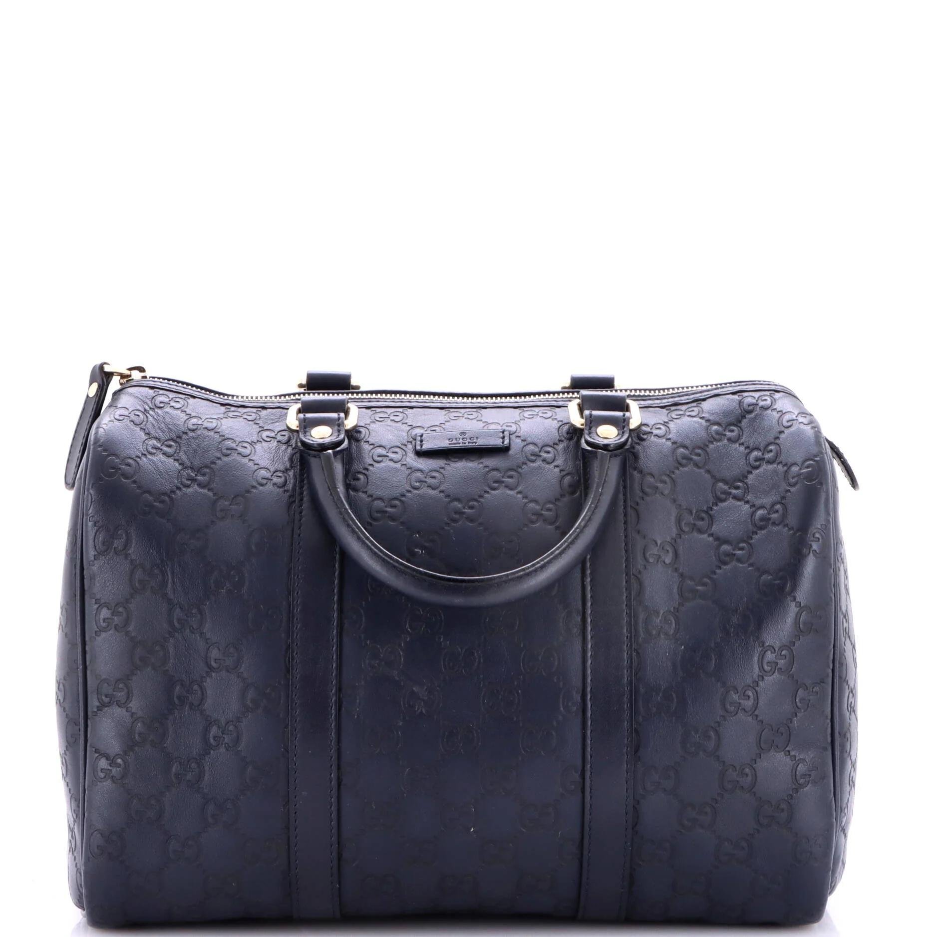 Leather bowling bag