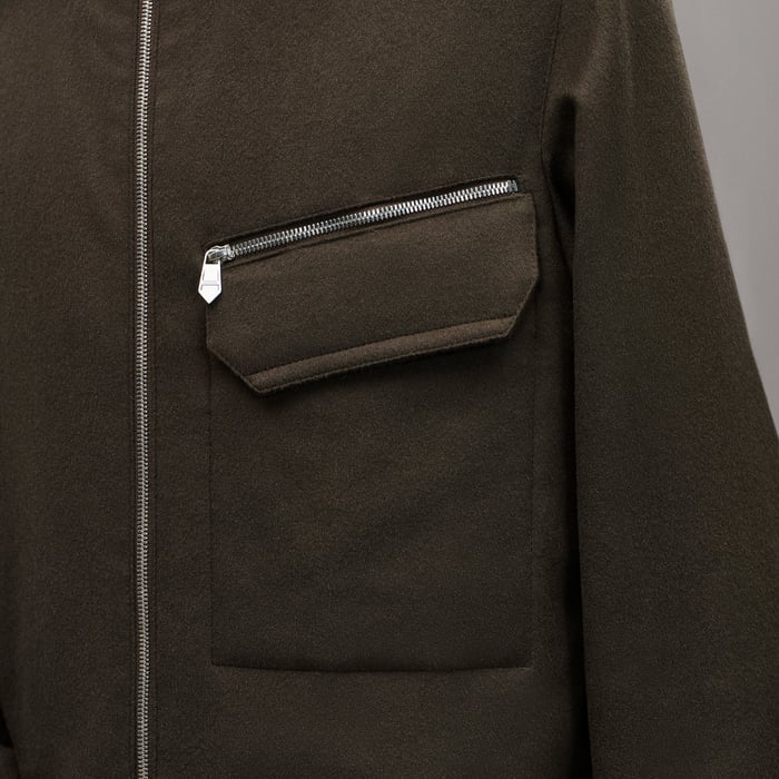 Taupe Reversible Overshirt