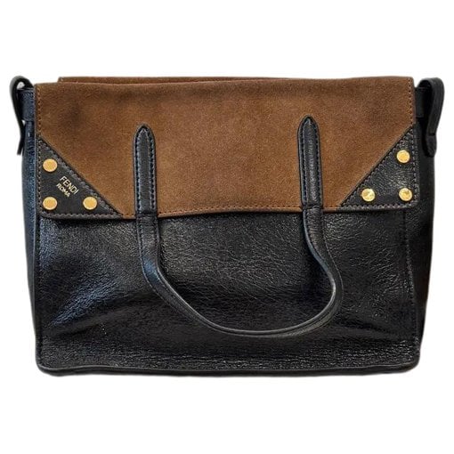 Flip leather crossbody bag
