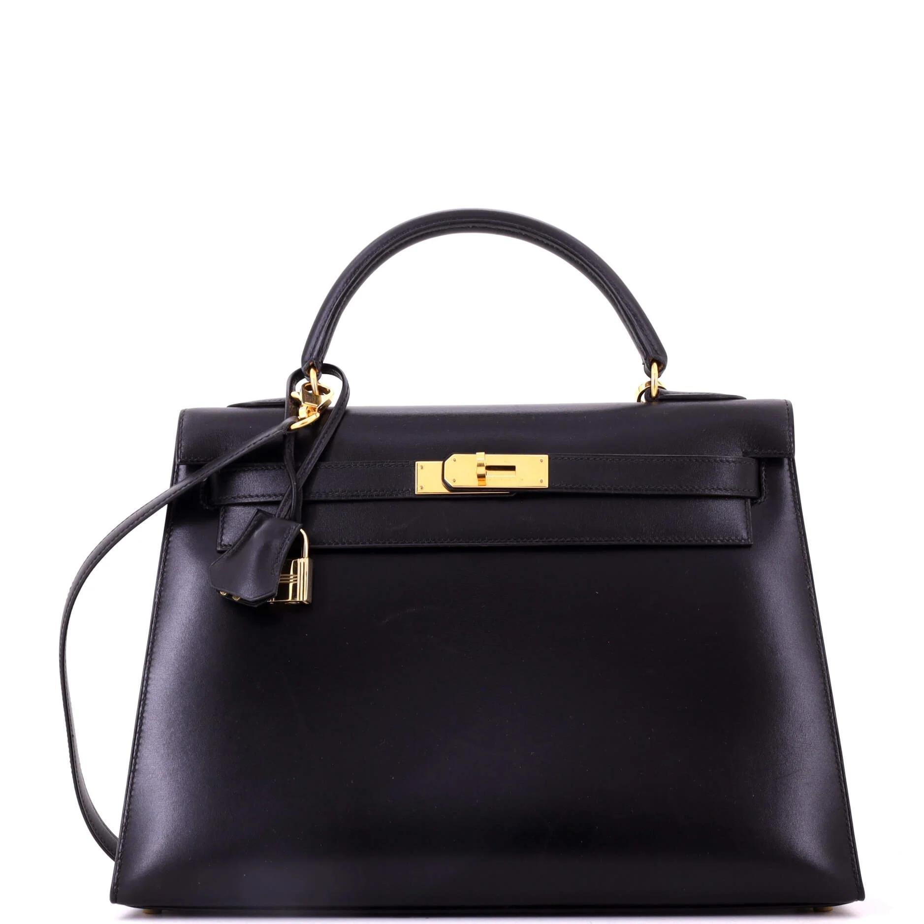 Kelly 32 leather handbag