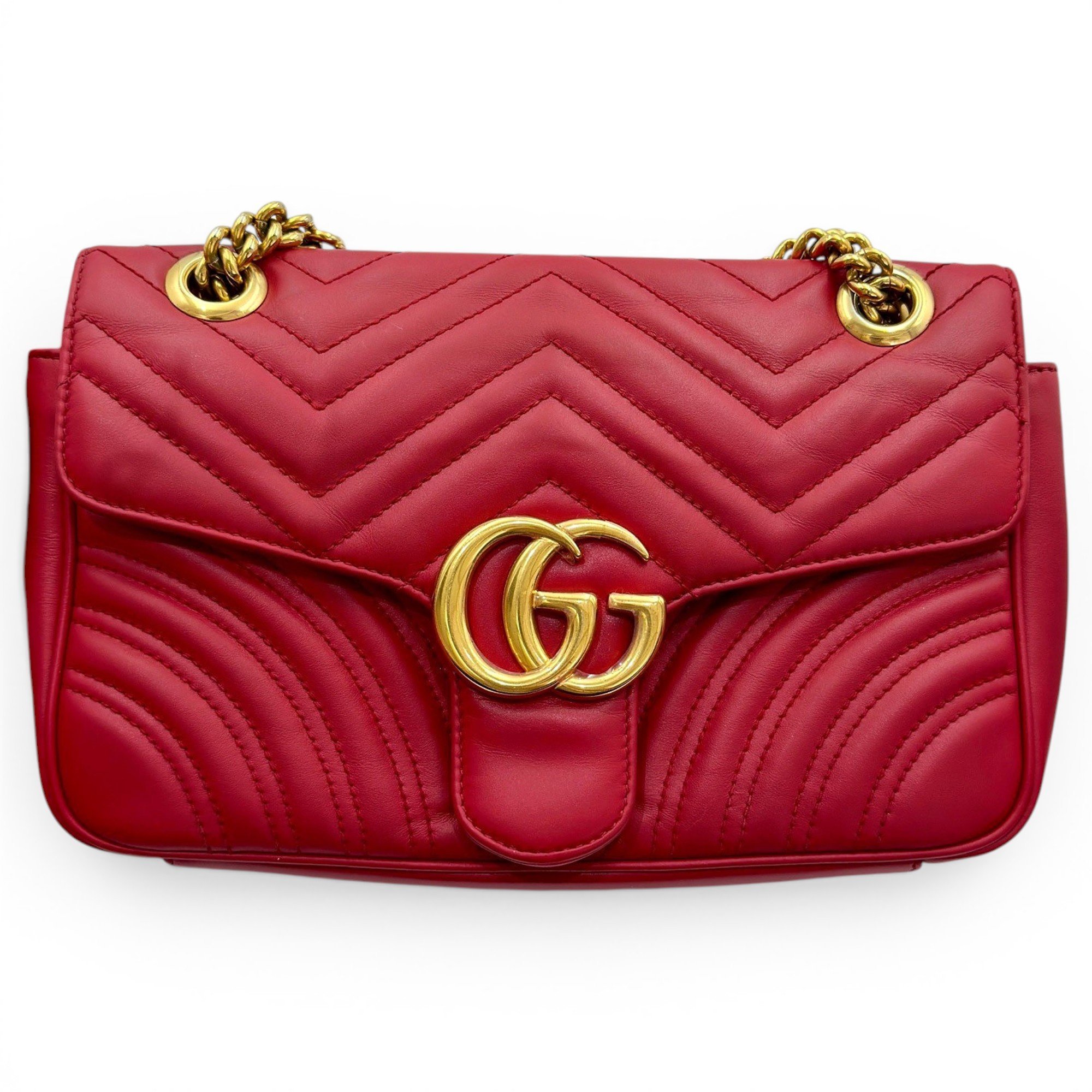 GG Marmont Flap leather crossbody bag