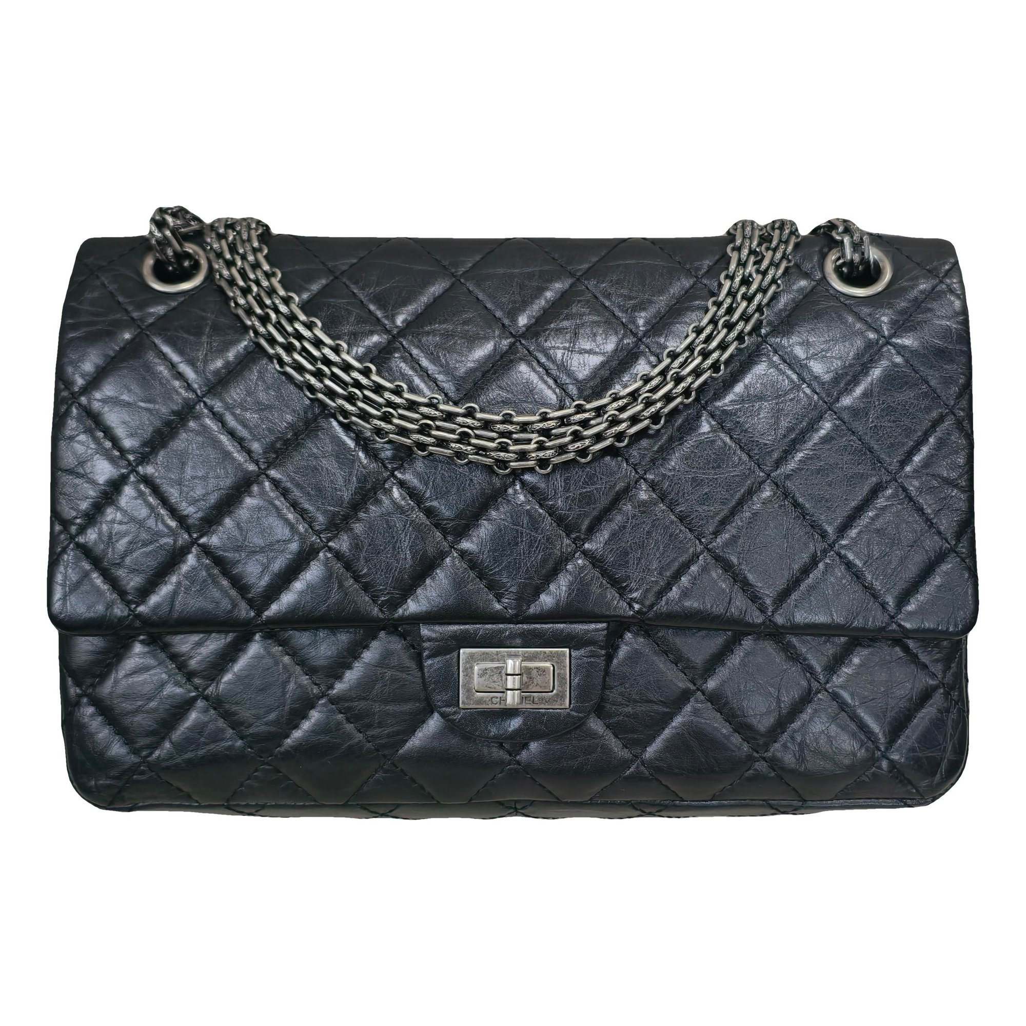2.55 leather handbag