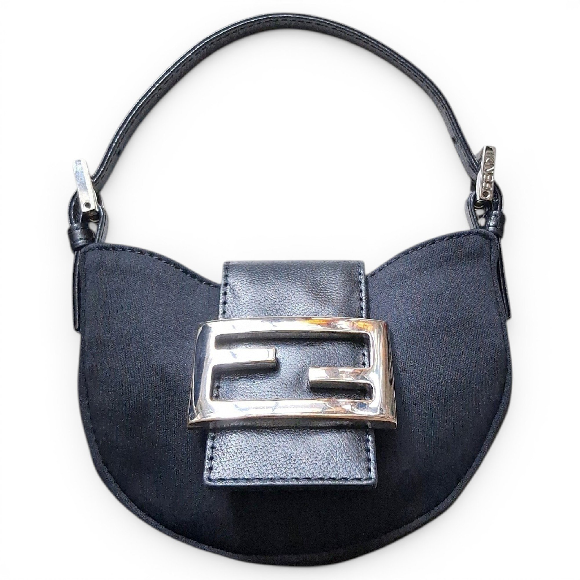 Fendi Croissant Vintage cloth handbag