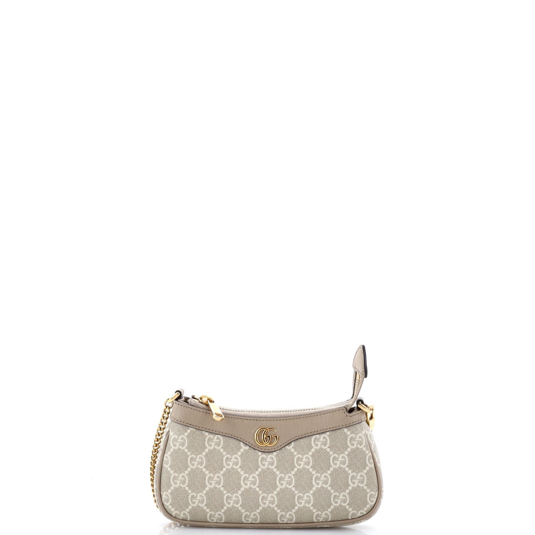 Ophidia Charm Shoulder Bag GG Coated Canvas with Leather Mini