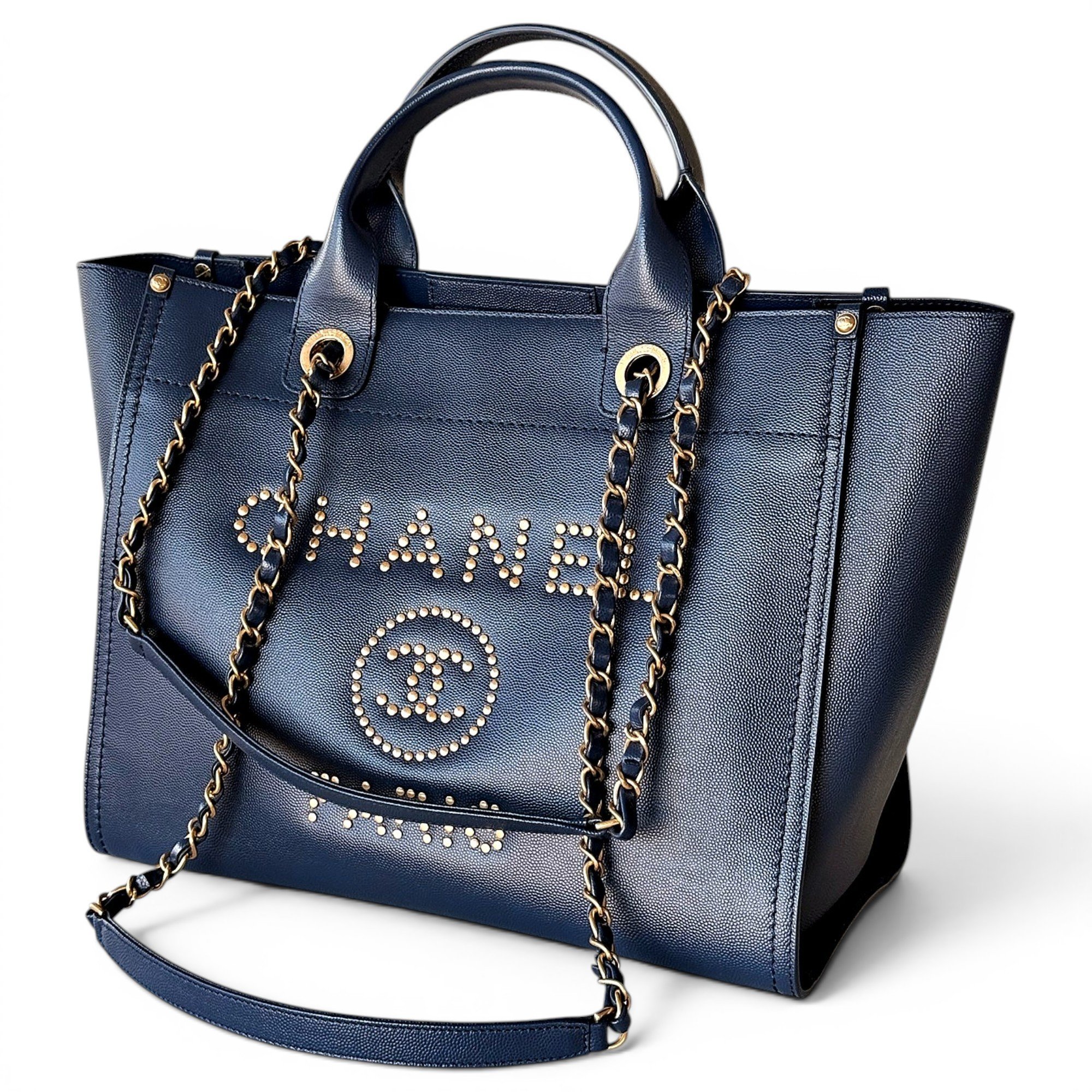 Deauville leather tote