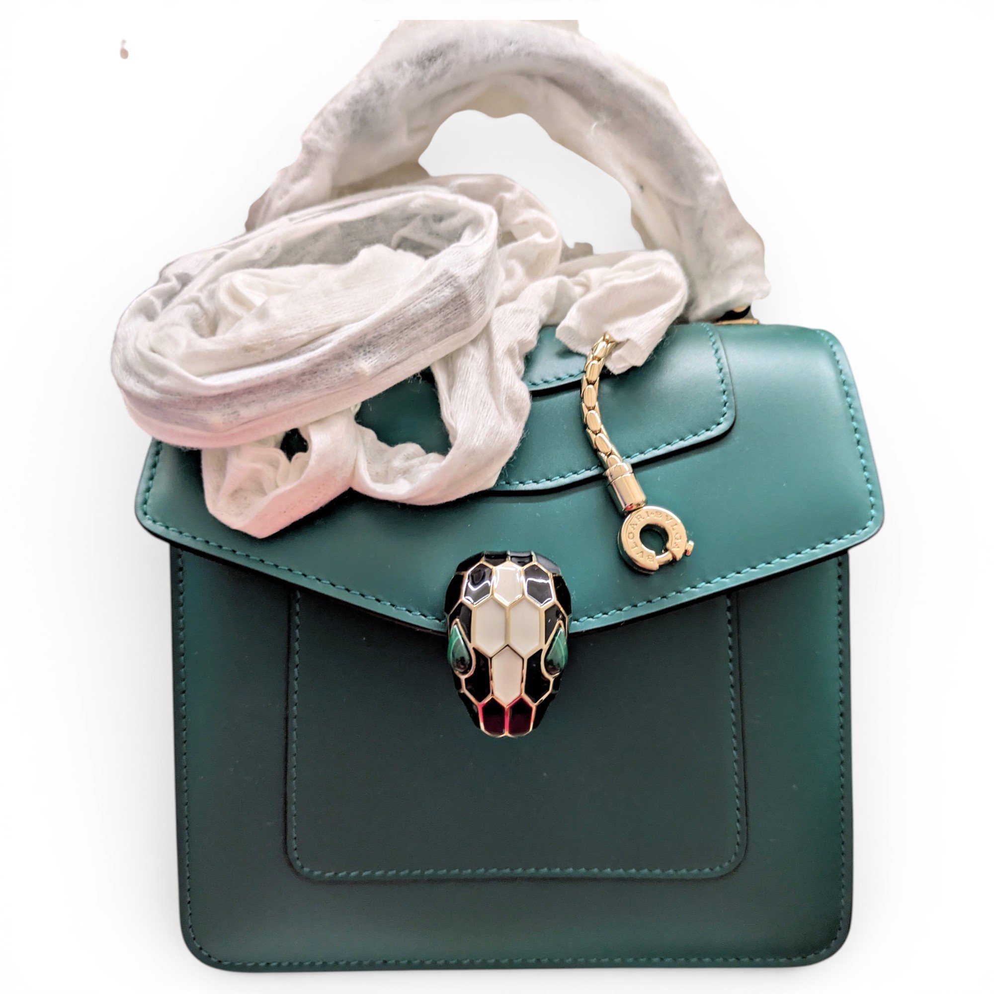 Bvlgari Serpenti leather crossbody bag