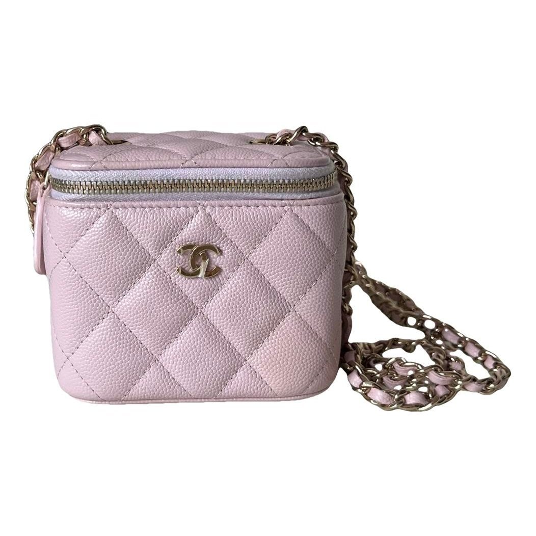 Trendy CC Vanity leather handbag